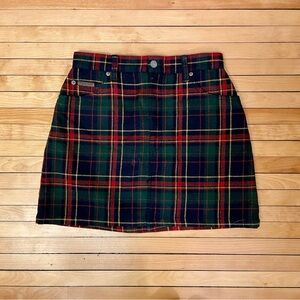 Vintage Calvin Klein Plaid Skirt